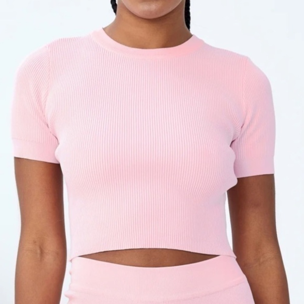 Cotton On Women's Summer Knit T-Shirt Pink